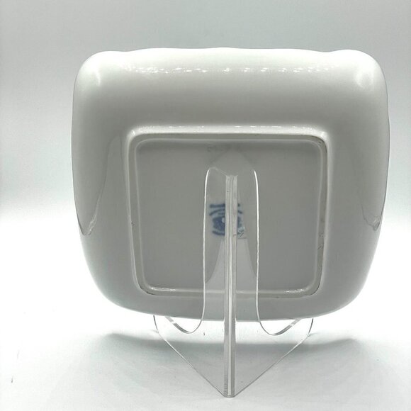 Vintage Gerold Porzellan Tettau W. Germany Blue Onion Square Serving Bowl - Picture 5 of 8